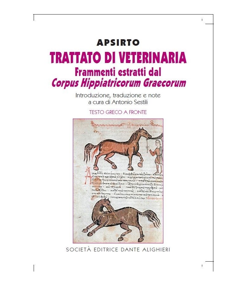 SESTILI A. - Apsirto, Trattato di veterinaria