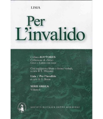 Lisia PER L'INVALIDO a cura di G. Bruno