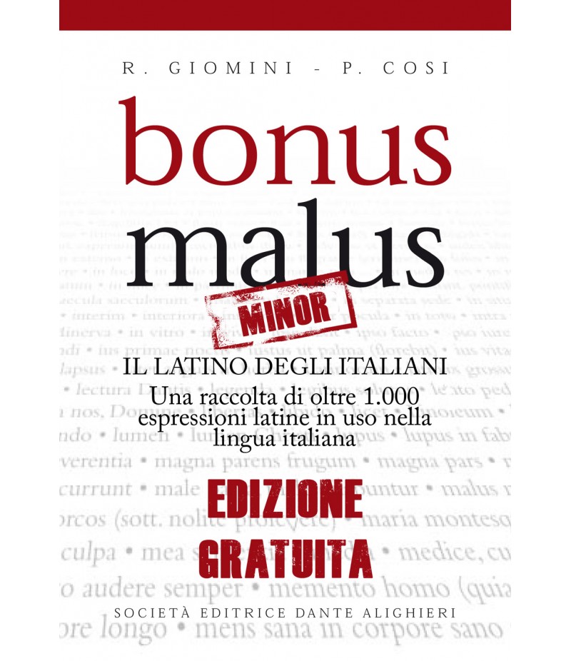 BONUS MALUS MINOR di R. Giomini e P. Cosi