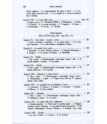 Cantarella R., LETTERATURA GRECA