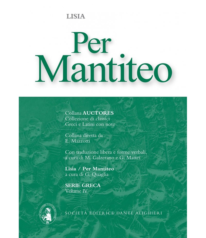 Lisia PER MANTITEO a cura di G. Quaglia Lisia PER MANTITEO a cura di G. Quaglia