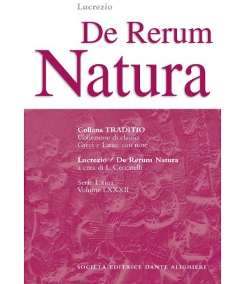 Lucrezio DE RERUM NATURA a cura di L. Ceccarelli