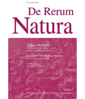 Lucrezio DE RERUM NATURA a cura di L. Ceccarelli