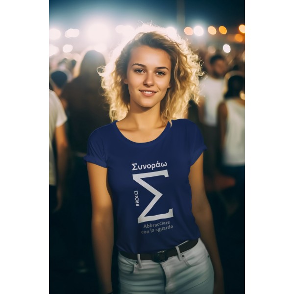 T-SHIRT donna ABBRACCIARE CON LO SGUARDO